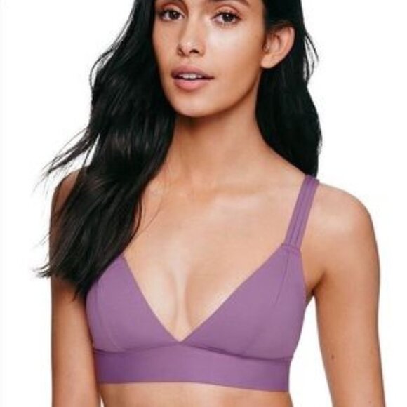 PINK | Victoria's Secret Triangle Strappy Bralette | Sz. S - Picture 1 of 7